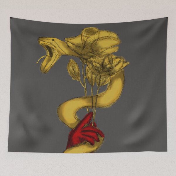 Item preview, Snake Trapped By Roses designed and sold by NervStudio.