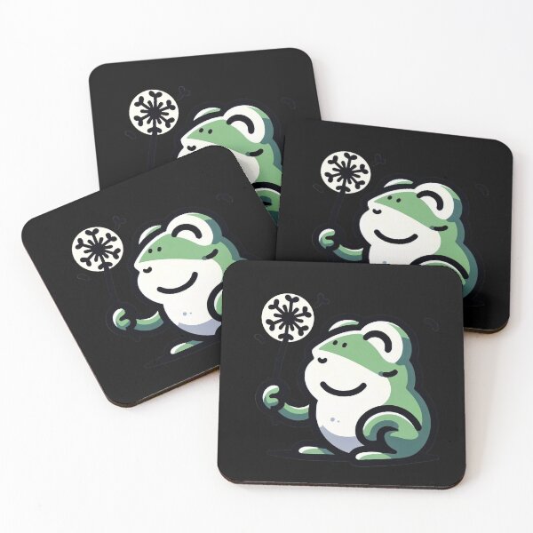 Item preview, dandelion frog designed and sold by WorldByFlowers.