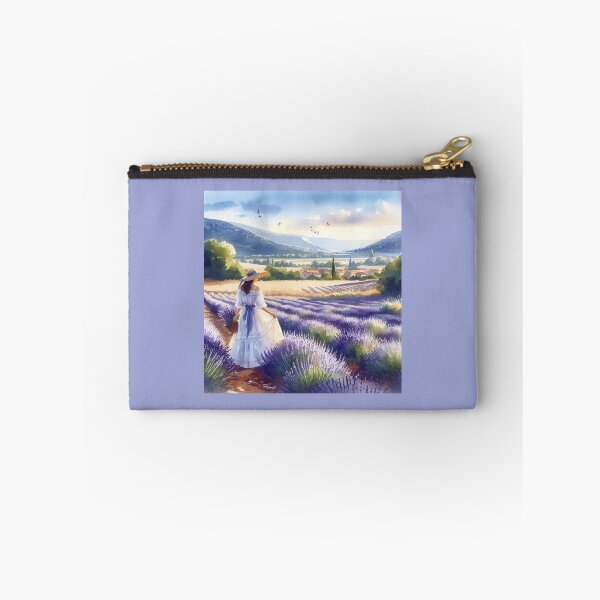 Item preview, Girl in Lavender Field designed and sold by ArtUnova.