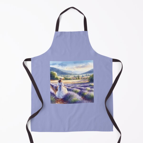 Item preview, Girl in Lavender Field designed and sold by ArtUnova.
