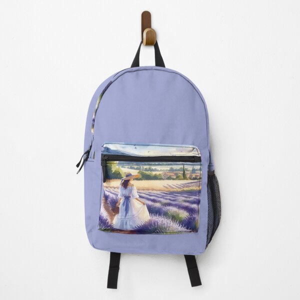 Item preview, Girl in Lavender Field designed and sold by ArtUnova.