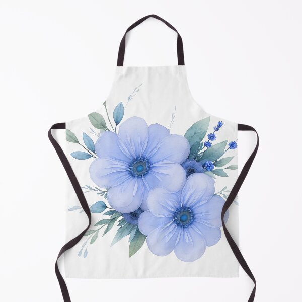 Item preview, Blue flowers. Delicate watercolor. designed and sold by Harmonysens.