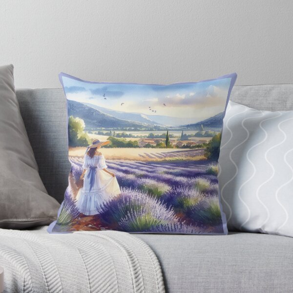 Lavender Inspirational Small Pillow