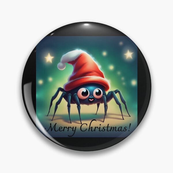 Item preview, Merry Christmas Spider designed and sold by SeledineArt.