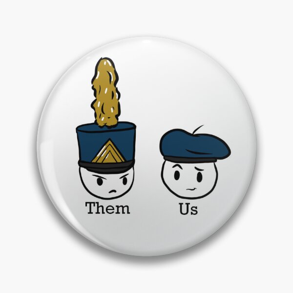 Item preview, Them V Us Marching Band Hats Beret and Shako (blue and gold) designed and sold by Sisarooney.
