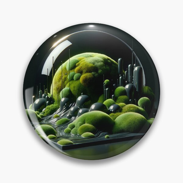 Item preview, Glossy Moss: Utopian Moods, Expressive Dreams designed and sold by ByDigitalDream.