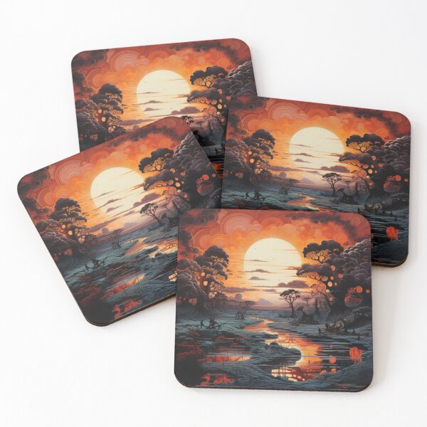 Item preview, Espléndido atardecer en la naturaleza designed and sold by Clock-Designer.