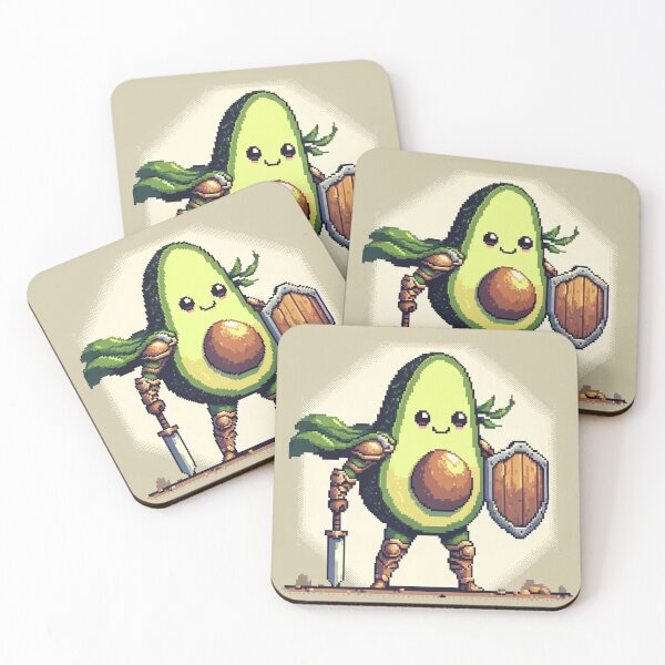 Item preview, Brave Avocado - Fighter!  designed and sold by janarspixels.