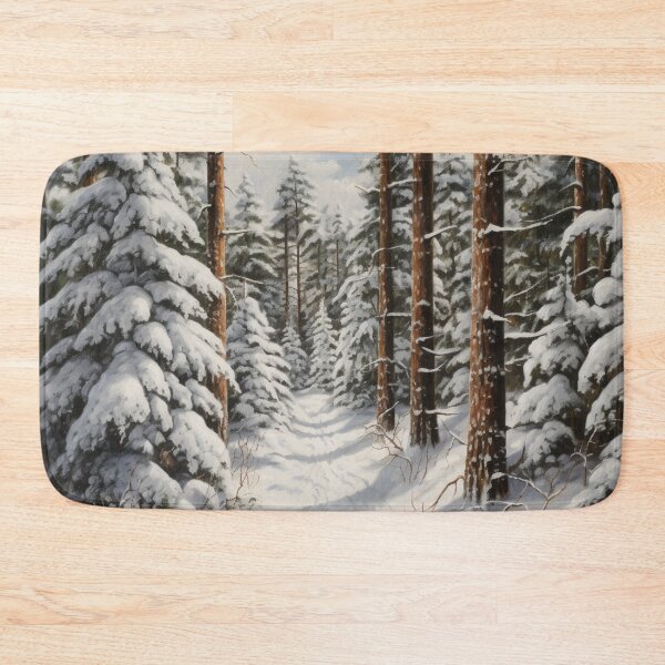 Item preview, Winter Charm Winter Wildlife Snow Forest Snowy Forest designed and sold by OliveAndSnow.