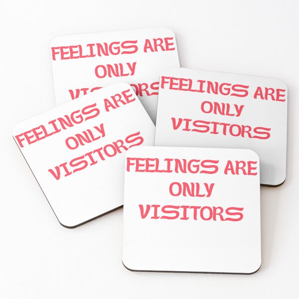 Item preview, feelings are only visitors , Therapist designed and sold by ladylalitafanta.