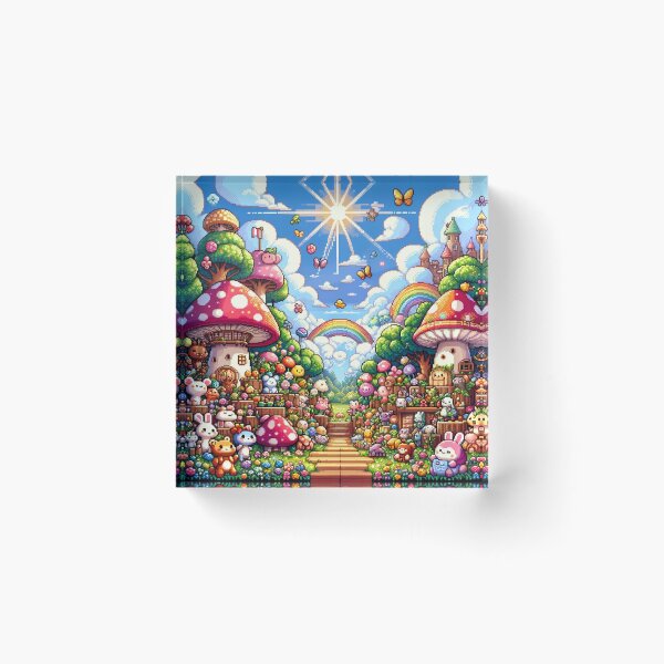 Item preview, Magic Mushroom Village designed and sold by janarspixels.