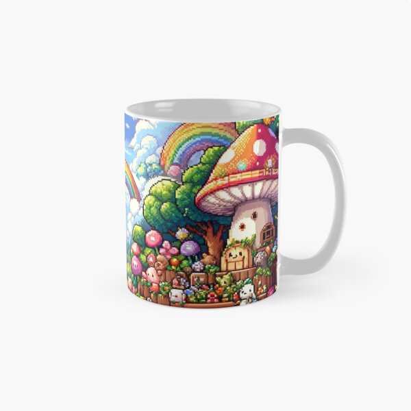 Item preview, Magic Mushroom Village designed and sold by janarspixels.