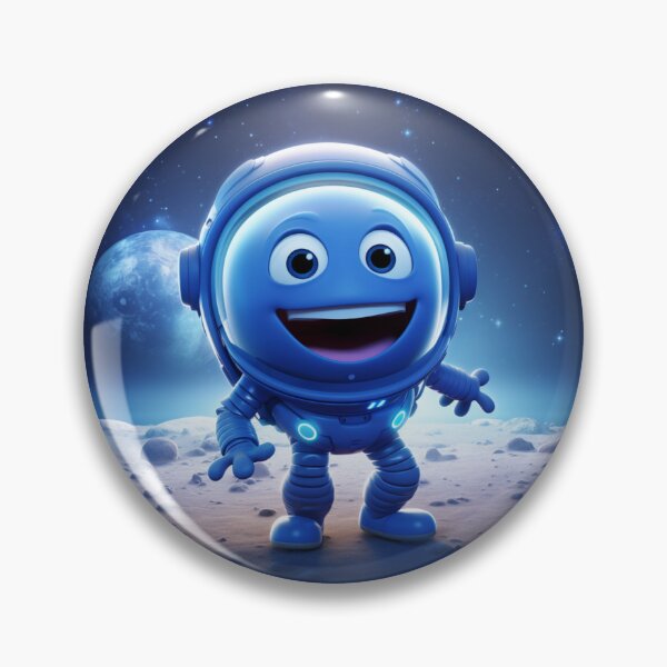 Item preview, Cute Blue Alien Astronaut designed and sold by Clock-Designer.