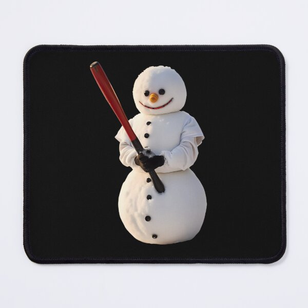 Item preview, Snowman with a baseball bat designed and sold by Linework Studio.