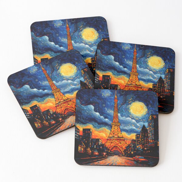 Item preview, Tokyo Tower in Van Gogh style designed and sold by sakurashorty.