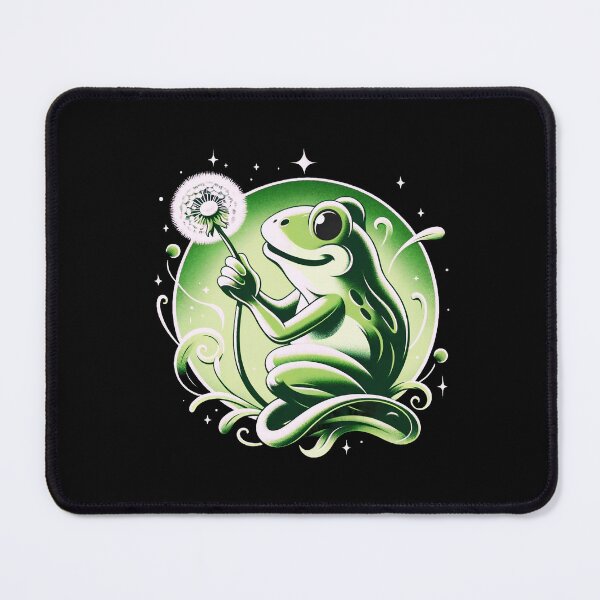 Item preview, dandelion frog designed and sold by WorldByFlowers.