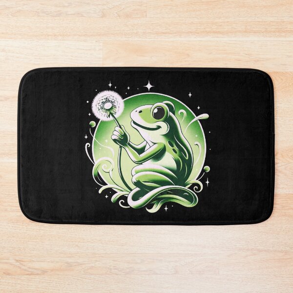 Item preview, dandelion frog designed and sold by WorldByFlowers.