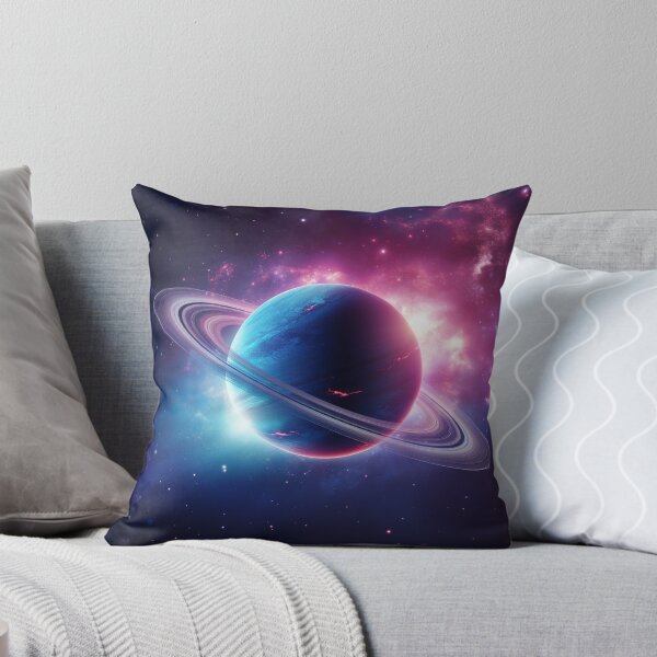Aperçu de l'œuvre Planète Jupiter néon créée et vendue par Clock-Designer.