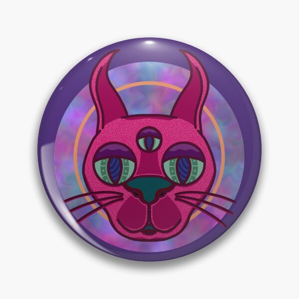 Item preview, Trippy Third Eye Cat designed and sold by AltAlchemy.
