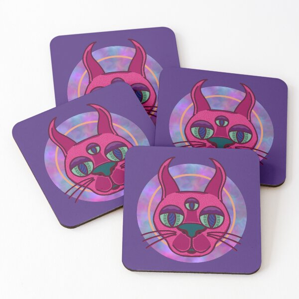 Item preview, Trippy Third Eye Cat designed and sold by AltAlchemy.