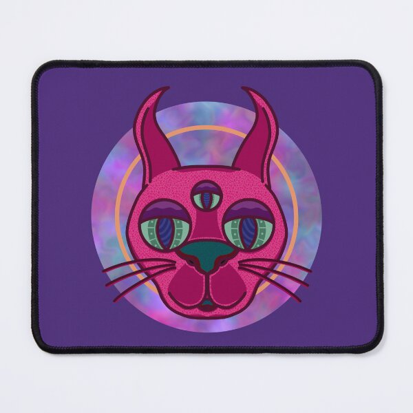 Item preview, Trippy Third Eye Cat designed and sold by AltAlchemy.