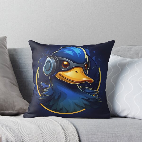 Item preview, Blue Superhero Duck designed and sold by Clock-Designer.