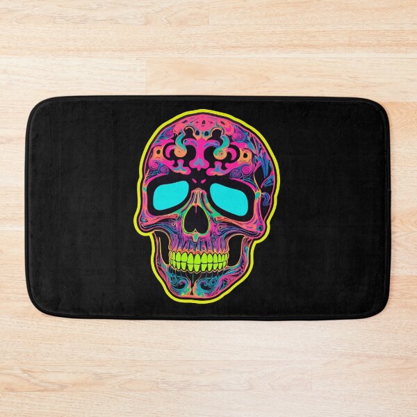 Item preview, Fluo Pop Skull designed and sold by blackink-design.