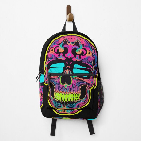Item preview, Fluo Pop Skull designed and sold by blackink-design.
