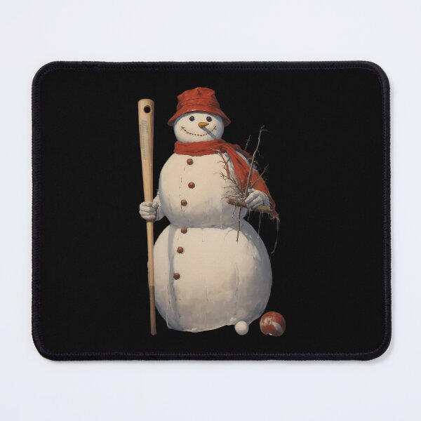 Item preview, Snowman with a baseball bat designed and sold by Linework Studio.