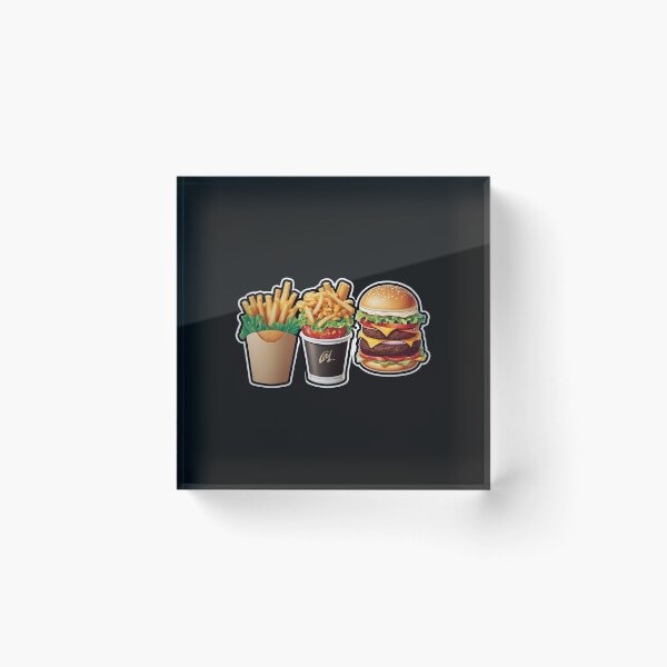 Item preview, fast Food Feast: Indulge in a Trio of Delicious Designs designed and sold by asbno19.