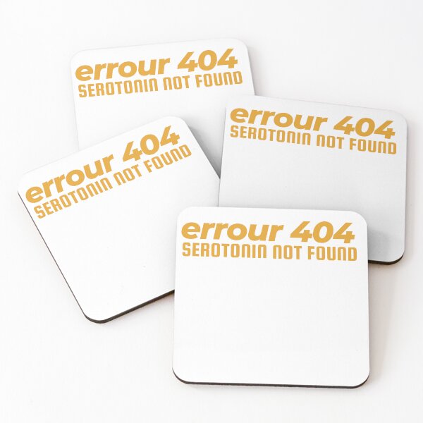 Item preview, ERROUR 404 SEROTONIN NOT FOUND , Funny Serotonin designed and sold by ladylalitafanta.