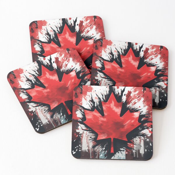 Item preview, Vibrant Maple Leaf Painting designed and sold by Clock-Designer.