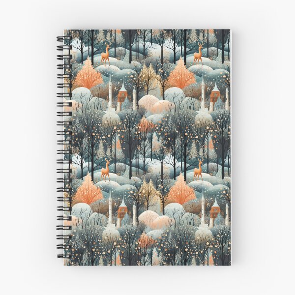 Item preview, Mystical Autumn Forest: Festive Christmas Pattern Design designed and sold by Moisky Patterns.