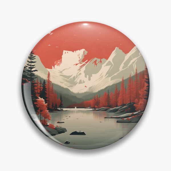 Item preview, Majestic Canadian Mountains designed and sold by Clock-Designer.