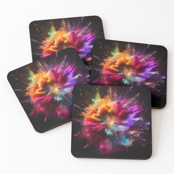 Item preview, Abstract Color Explosion designed and sold by Clock-Designer.