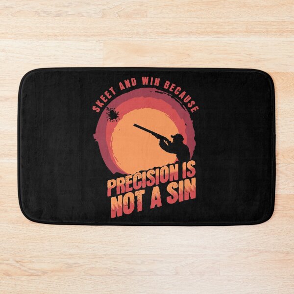 Item preview, Skeet And Win Because Precision Is Not A Sin Skeet Shooting Trap Shooting Clay Pigeon Retro Vintage Style designed and sold by HosvPrint .s.