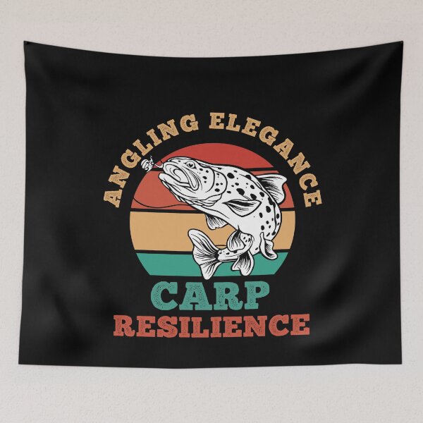 Item preview, Angling Elegance Carp Resilience designed and sold by Echo Dusk.