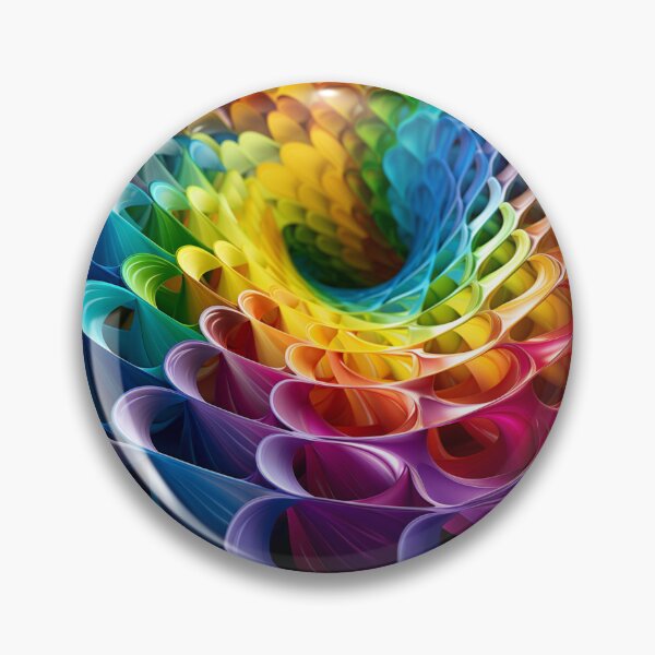 Item preview, Rainbow Optical Illusion designed and sold by Clock-Designer.