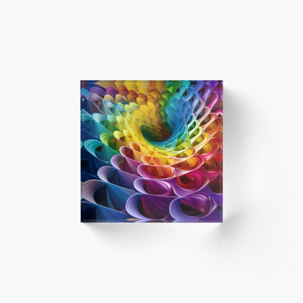 Artikelvorschau, Regenbogenoptik-Illusion entworfen und verkauft von Clock-Designer.