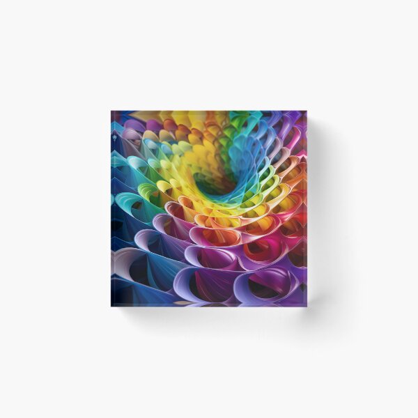Item preview, Rainbow Optical Illusion designed and sold by Clock-Designer.