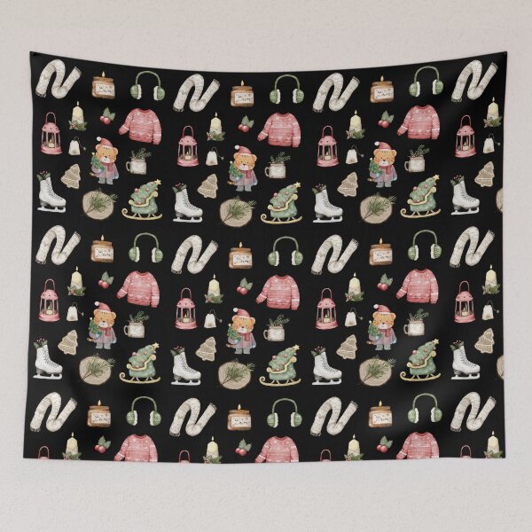 Item preview, Acogedor conjunto navideño de invierno. designed and sold by patternjp.