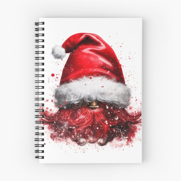Aperçu de l'œuvre Bonnet de Noël avec Barbe Rouge créée et vendue par Clock-Designer.
