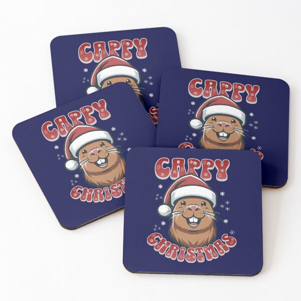 Item preview, Cappy Christmas - Capybara Christmas Capers designed and sold by Sir Meow Meow.