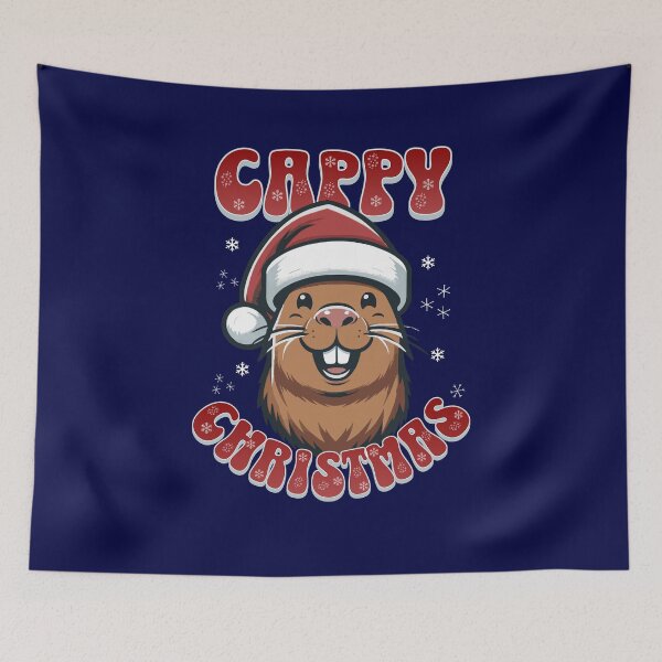 Item preview, Cappy Christmas - Capybara Christmas Capers designed and sold by Sir Meow Meow.