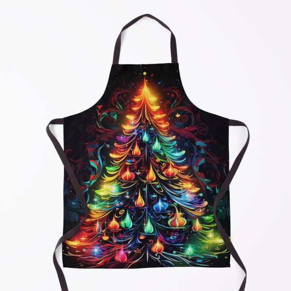 Item preview, Neon Light Abstract Christmas Tree designed and sold by MCGrafxStudio.