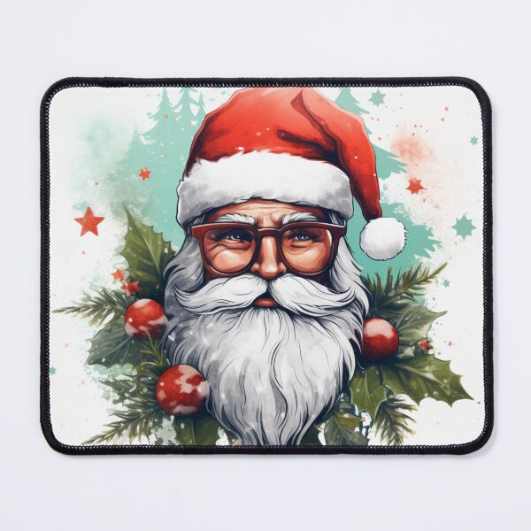Artikelvorschau, Festlicher Weihnachtsmannkopf entworfen und verkauft von Clock-Designer.