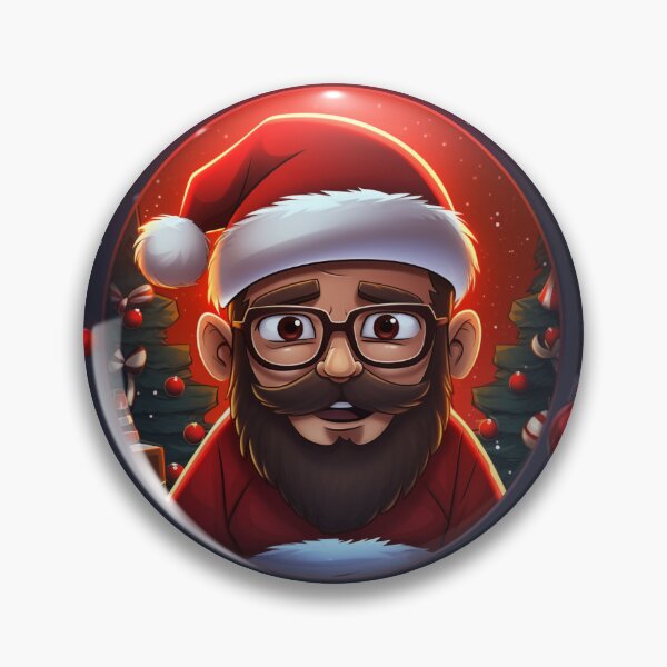 Item preview, Merry Christmas with a Happy Man designed and sold by Clock-Designer.