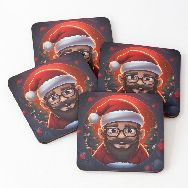 Item preview, Merry Christmas with a Happy Man designed and sold by Clock-Designer.