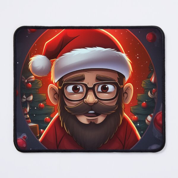 Item preview, Merry Christmas with a Happy Man designed and sold by Clock-Designer.