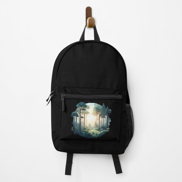 Item preview, Low Poly Forest at Sunrise designed and sold by SebastianArt75.